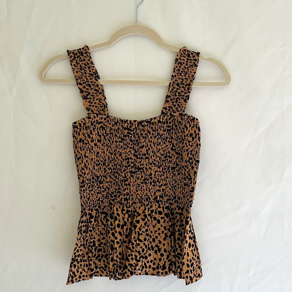 Nordstrom Leapord Babydoll Tank
